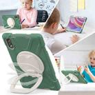 For Xiaomi Redmi Pad Pro 12.1 Silicone Hybrid PC Tablet Case with Holder & Shoulder Strap(Emerald Green) - 3