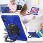 For Xiaomi Redmi Pad Pro 12.1 Silicone Hybrid PC Tablet Case with Holder & Shoulder Strap(Blue) - 3