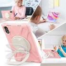 For Xiaomi Redmi Pad Pro 12.1 Silicone Hybrid PC Tablet Case with Holder & Shoulder Strap(Cherry Blossom Pink) - 3