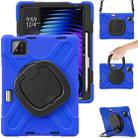 For Xiaomi Pad 7 / 7 Pro Silicone Hybrid PC Tablet Case with Holder & Shoulder Strap(Blue) - 2
