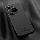 For Huawei Pura 70 Pro / 70 Pro+ HUIYI Leather Magnetic Phone Case(Black) - 1