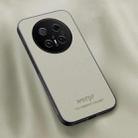 For Huawei Mate 70 Pro / 70 Pro+ HUIYI Leather Magnetic Phone Case(White) - 1