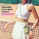 DUX DUCIS Garden Series Begonia Pattern Adjustable Crossbody Phone Lanyard(Light Green) - 3