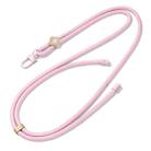 DUX DUCIS Garden Series Begonia Pattern Adjustable Crossbody Phone Lanyard(Light Pink) - 2