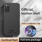 For Samsung Galaxy S20 FE HUIYI Leather Magnetic Phone Case(Grey) - 2