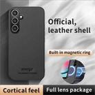 For Samsung Galaxy S24 FE 5G HUIYI Leather Magnetic Phone Case(Black) - 2