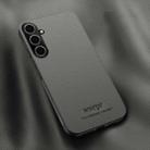 For Samsung Galaxy S25+ 5G HUIYI Leather Magnetic Phone Case(Grey) - 1