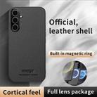 For Samsung Galaxy S25+ 5G HUIYI Leather Magnetic Phone Case(White) - 2