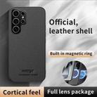For Samsung Galaxy S25 Ultra 5G HUIYI Leather Magnetic Phone Case(Blue) - 2