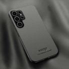 For Samsung Galaxy S25 Ultra 5G HUIYI Leather Magnetic Phone Case(Grey) - 1