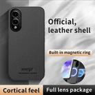 For Samsung Galaxy S25 Edge 5G HUIYI Leather Magnetic Phone Case(Blue) - 2