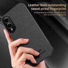 For Samsung Galaxy S25 Edge 5G HUIYI Leather Magnetic Phone Case(Blue) - 3