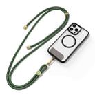 DUX DUCIS Garden Series Tile Pattern Adjustable Crossbody Phone Lanyard(Army Green) - 1