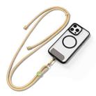 DUX DUCIS Garden Series Tile Pattern Adjustable Crossbody Phone Lanyard(Glaze Yellow) - 1