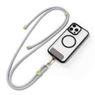 DUX DUCIS Garden Series Tile Pattern Adjustable Crossbody Phone Lanyard(Grey) - 1