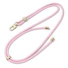 DUX DUCIS Garden Series Tile Pattern Adjustable Crossbody Phone Lanyard(Light Pink) - 2