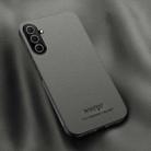 For Samsung Galaxy A56 5G HUIYI Leather Magnetic Phone Case(Grey) - 1