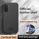 For Samsung Galaxy A56 5G HUIYI Leather Magnetic Phone Case(White) - 2