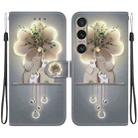 For Sony Xperia 1 VI Crystal Texture Colored Drawing Leather Phone Case(Elephants) - 1