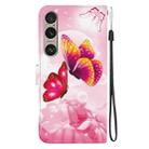 For Sony Xperia 1 VI Crystal Texture Colored Drawing Leather Phone Case(Pink Butterflies) - 3