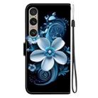 For Sony Xperia 1 VI Crystal Texture Colored Drawing Leather Phone Case(Black Orchid) - 3