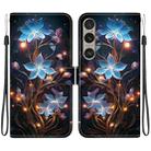 For Sony Xperia 1 VI Crystal Texture Colored Drawing Leather Phone Case(Little Lantern Flower) - 1