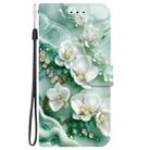 For Sony Xperia 1 VI Crystal Texture Colored Drawing Leather Phone Case(Jade Flowers) - 2