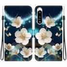 For Sony Xperia 5 VI Crystal Texture Colored Drawing Leather Phone Case(Magnolia) - 1