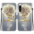 For Sony Xperia 5 VI Crystal Texture Colored Drawing Leather Phone Case(Sika Deer) - 1