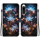 For Sony Xperia 5 VI Crystal Texture Colored Drawing Leather Phone Case(Little Lantern Flower) - 1