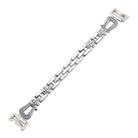 For Xiaomi Smart Band 9 / 8 U-shaped Diamond Bracelet Metal Watch Band(Silver) - 2