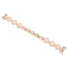 For Xiaomi Smart Band 9 / 8 Four-petaled Flower Diamond Bracelet Metal Watch Band(Rose Gold) - 2