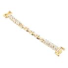 For Xiaomi Smart Band 9 / 8 Wheat Ear Diamond Bracelet Metal Watch Band(Gold) - 2