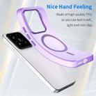 For Xiaomi 15 MagSafe Frosted Translucent TPU + PC Full Coverage Phone Case(Dark Purple) - 3