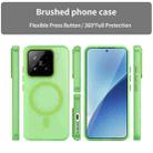 For Xiaomi 15 MagSafe Frosted Translucent TPU + PC Full Coverage Phone Case(Green) - 2