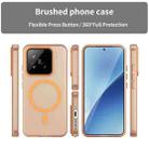 For Xiaomi 15 MagSafe Frosted Translucent TPU + PC Full Coverage Phone Case(Orange) - 2