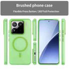 For Xiaomi 15 Pro MagSafe Frosted Translucent TPU + PC Full Coverage Phone Case(Green) - 2