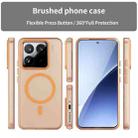 For Xiaomi 15 Pro MagSafe Frosted Translucent TPU + PC Full Coverage Phone Case(Orange) - 2