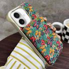 For iPhone 16 Denior D24 Paint MagSafe Card Slot Phone Case(Blue Butterflies) - 1