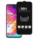 For Samsung Galaxy A70 High Aluminum Large Arc Full Screen Tempered Glass Film - 1