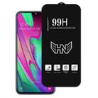 For Samsung Galaxy A40 High Aluminum Large Arc Full Screen Tempered Glass Film - 1