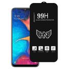 For Samsung Galaxy A20 High Aluminum Large Arc Full Screen Tempered Glass Film - 1