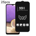 For Samsung Galaxy A32 5G 25pcs High Aluminum Large Arc Full Screen Tempered Glass Film - 1