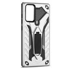 For Samsung Galaxy Note20 Shockproof TPU + PC Protective Case with Holder(Silver) - 3