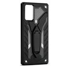 For Samsung Galaxy Note20 Shockproof TPU + PC Protective Case with Holder(Black) - 3