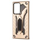 For Samsung Galaxy Note20 Ultra Shockproof TPU + PC Protective Case with Holder(Gold) - 3