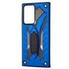 For Samsung Galaxy Note20 Ultra Shockproof TPU + PC Protective Case with Holder(Blue) - 3