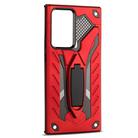 For Samsung Galaxy Note20 Ultra Shockproof TPU + PC Protective Case with Holder(Red) - 2