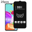 For Samsung Galaxy A41 25pcs High Aluminum Large Arc Full Screen Tempered Glass Film - 1