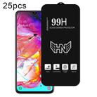 For Samsung Galaxy A70 25pcs High Aluminum Large Arc Full Screen Tempered Glass Film - 1